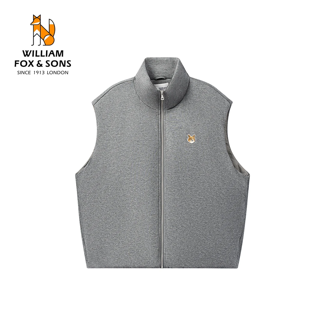 英国小狐狸25秋冬cleanfit慵懒感设计弹力宽松保暖羽绒马甲外套