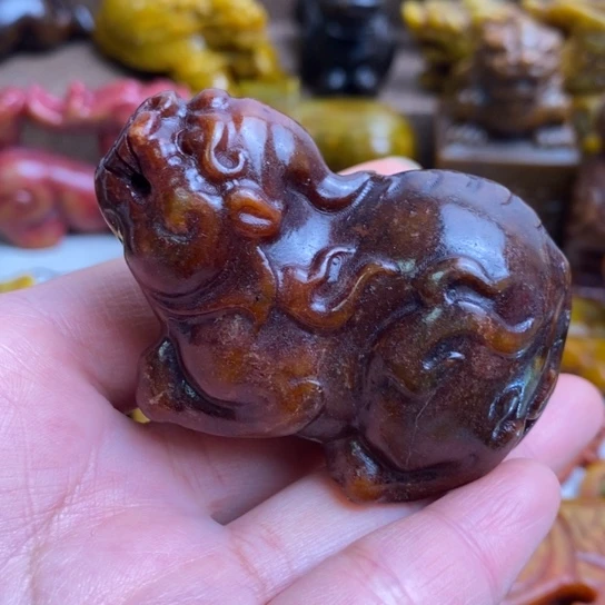 蛇纹石玉未镶嵌颈饰34