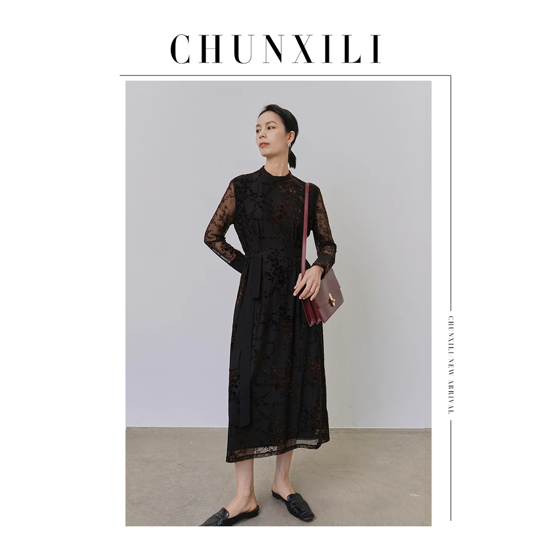 CHUNXILI/春熙里 气质显瘦连衣裙X03L42064