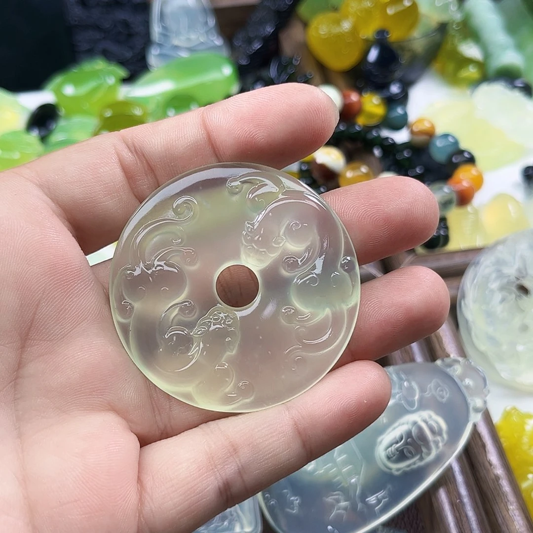 用***1岫玉未镶嵌吊坠(不含链)