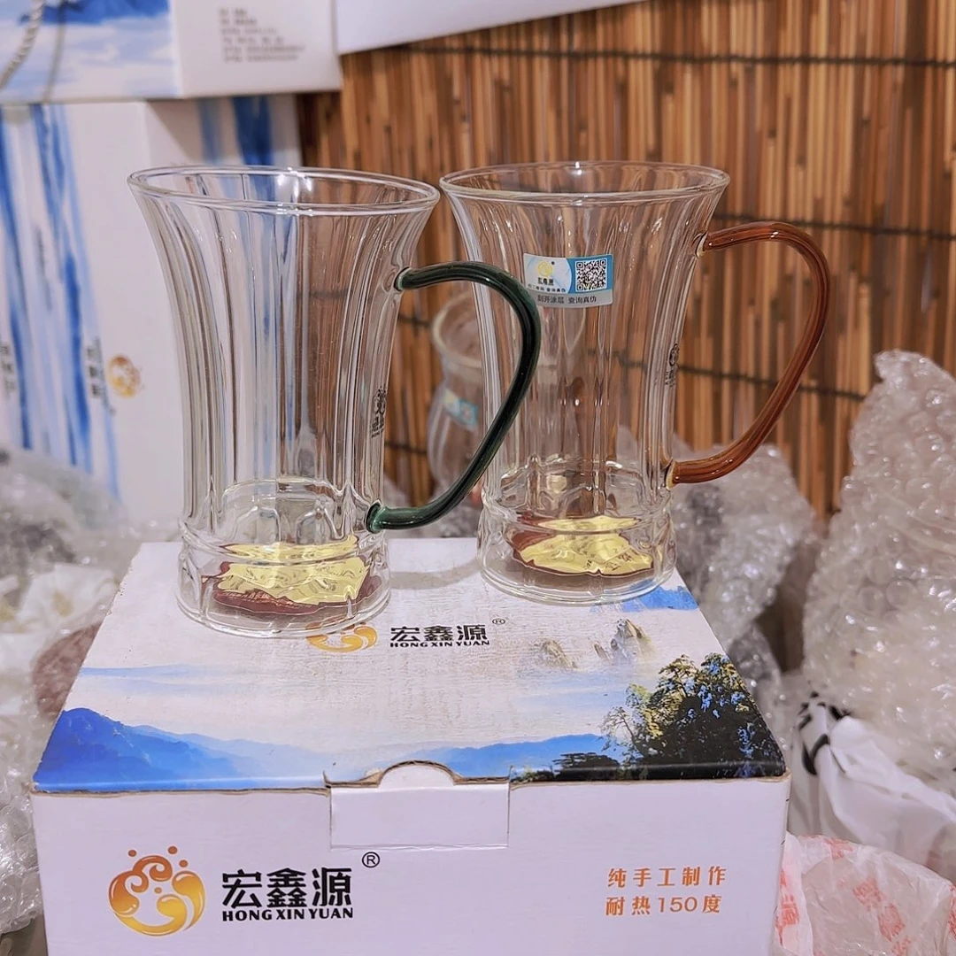 高硼硅玻璃茶水分离款L21一对