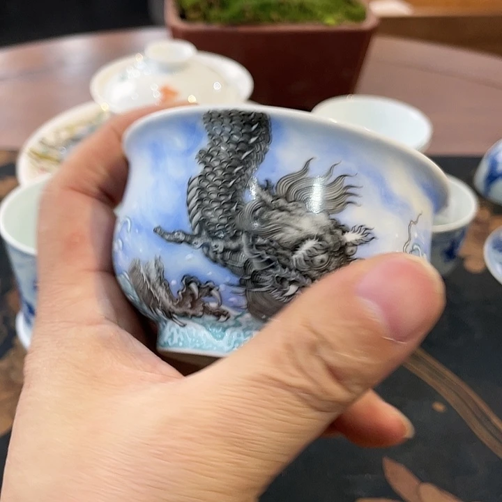 天****乐龍纹主人杯杯宝贝