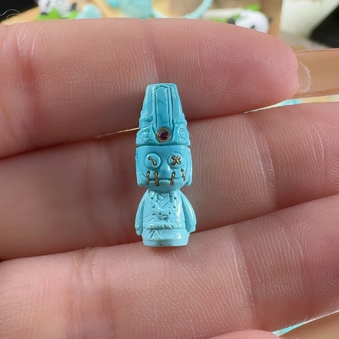 绿松石未镶嵌颈饰