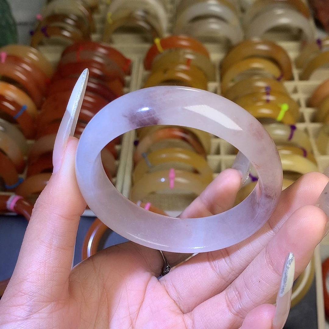 石英质玉（黄龙玉）未镶嵌手镯