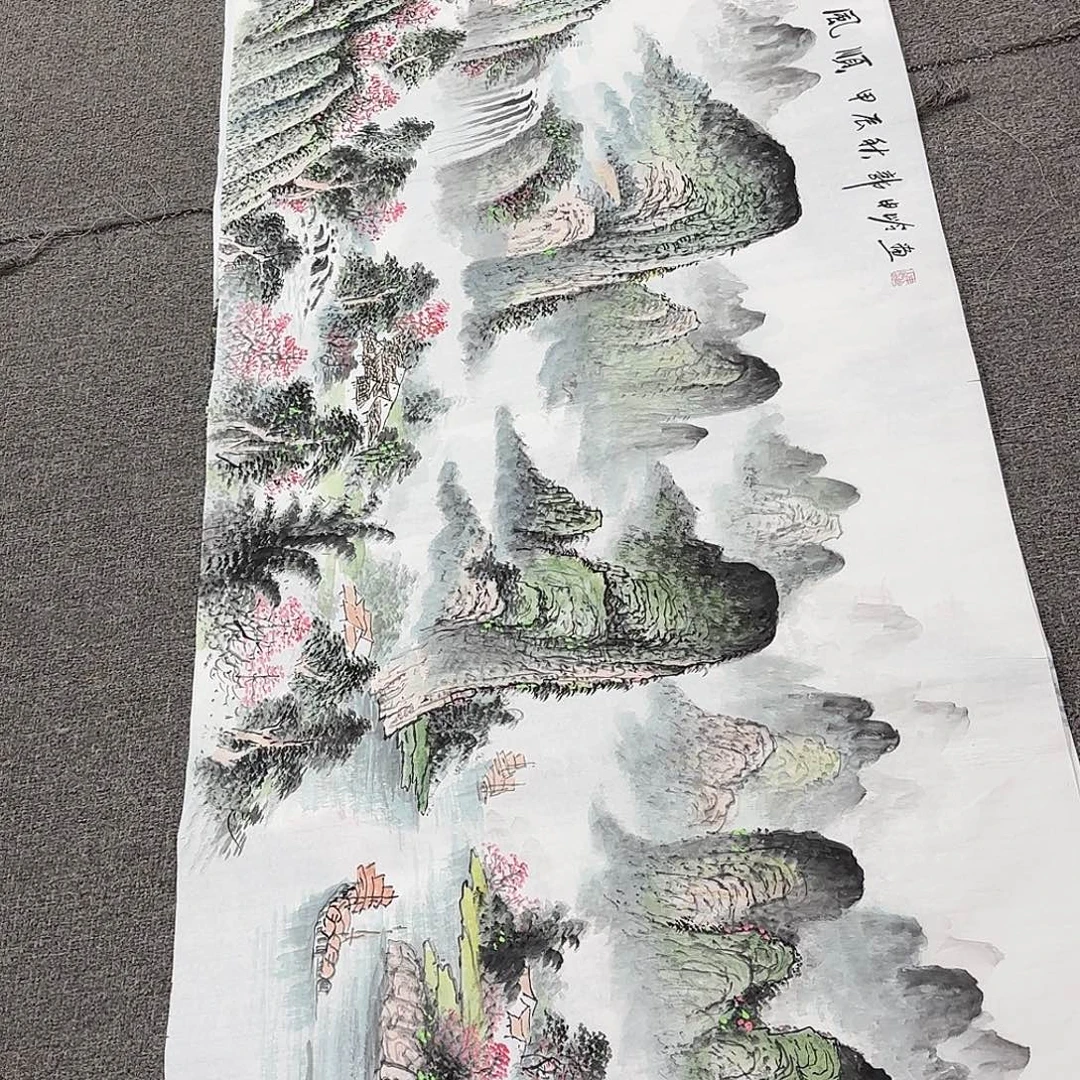 国画国画作品多次入选国内外展出