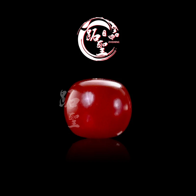 8/10/12MM红玛瑙老型桶珠单珠文玩百香籽手串手链配饰配珠散珠