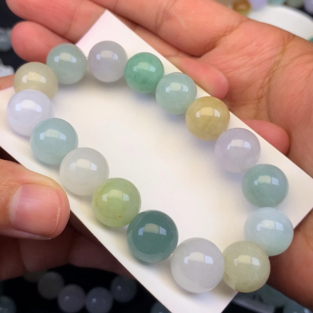 翡翠未镶嵌颈饰天然缅甸翡翠A货卡12.9