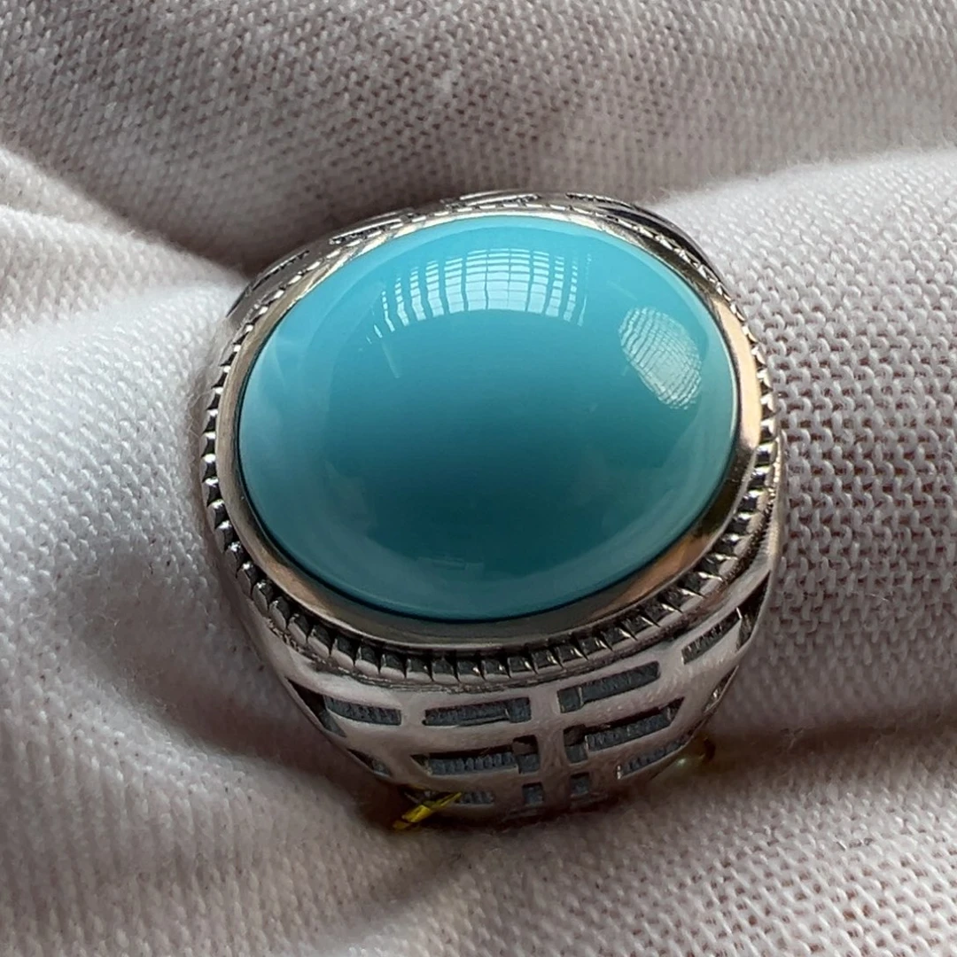 绿松石银S925镶嵌配饰