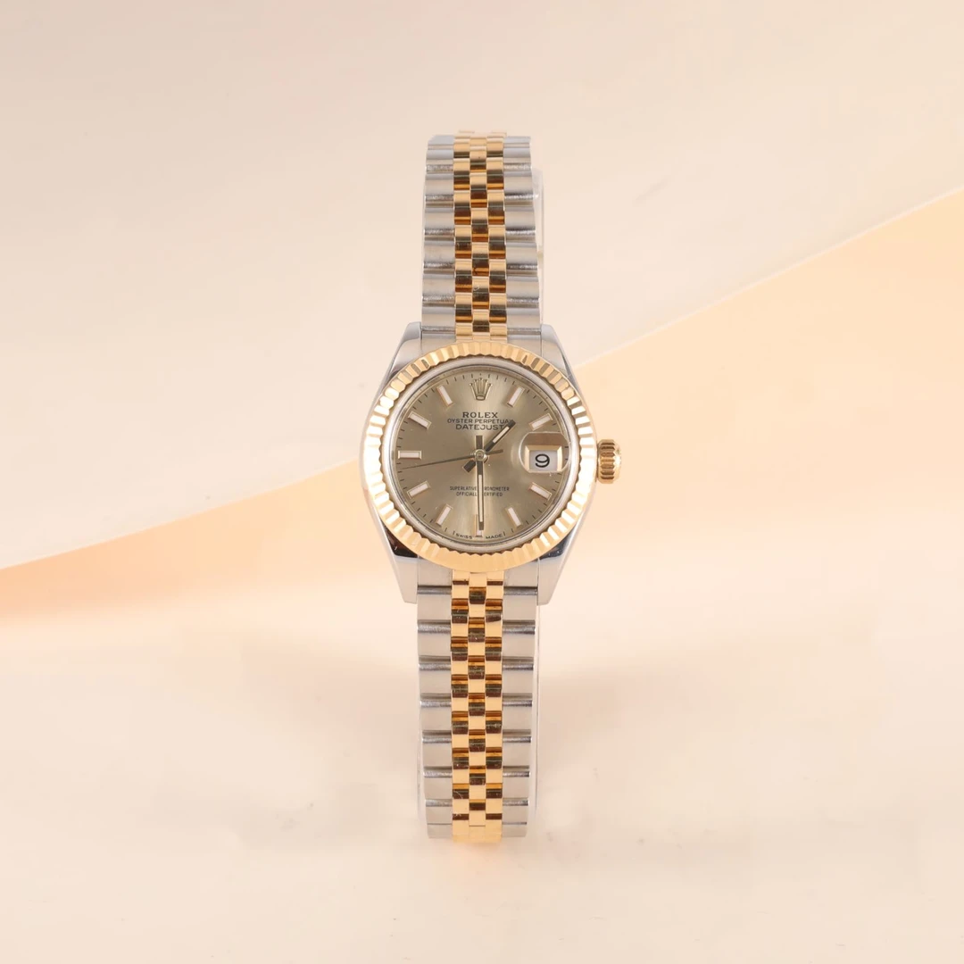 99新 Rolex/劳力士 小花柳 劳力士女装日志型自动机械腕表