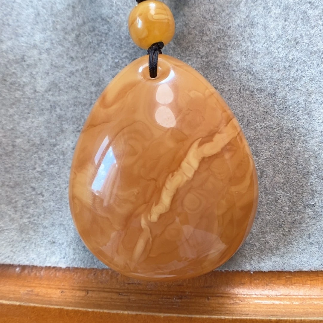 未镶嵌项链蜜蜡蜜蜡吊坠