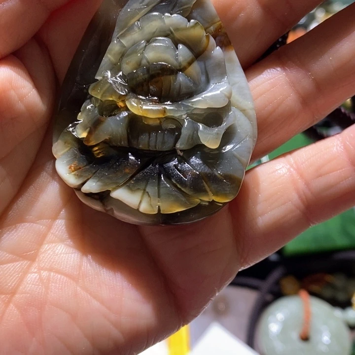 岫玉毛衣链未镶嵌