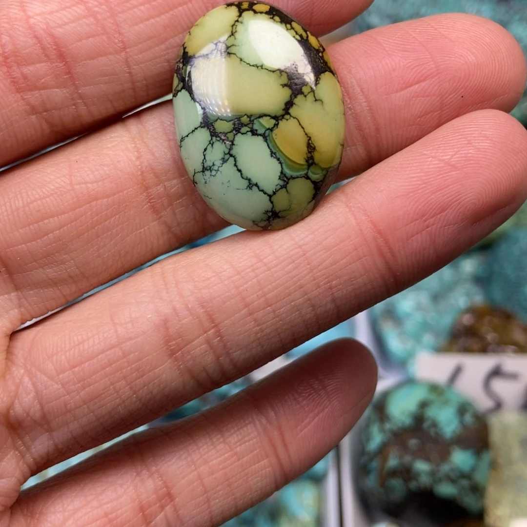 绿松石珠宝奇石未镶嵌格****弟