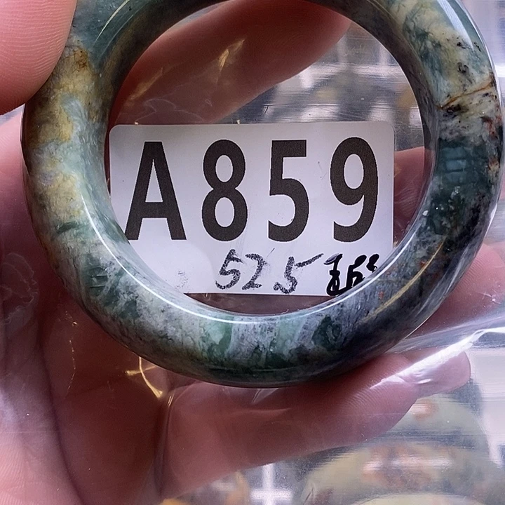 竹***节蛇纹石玉未镶嵌手镯