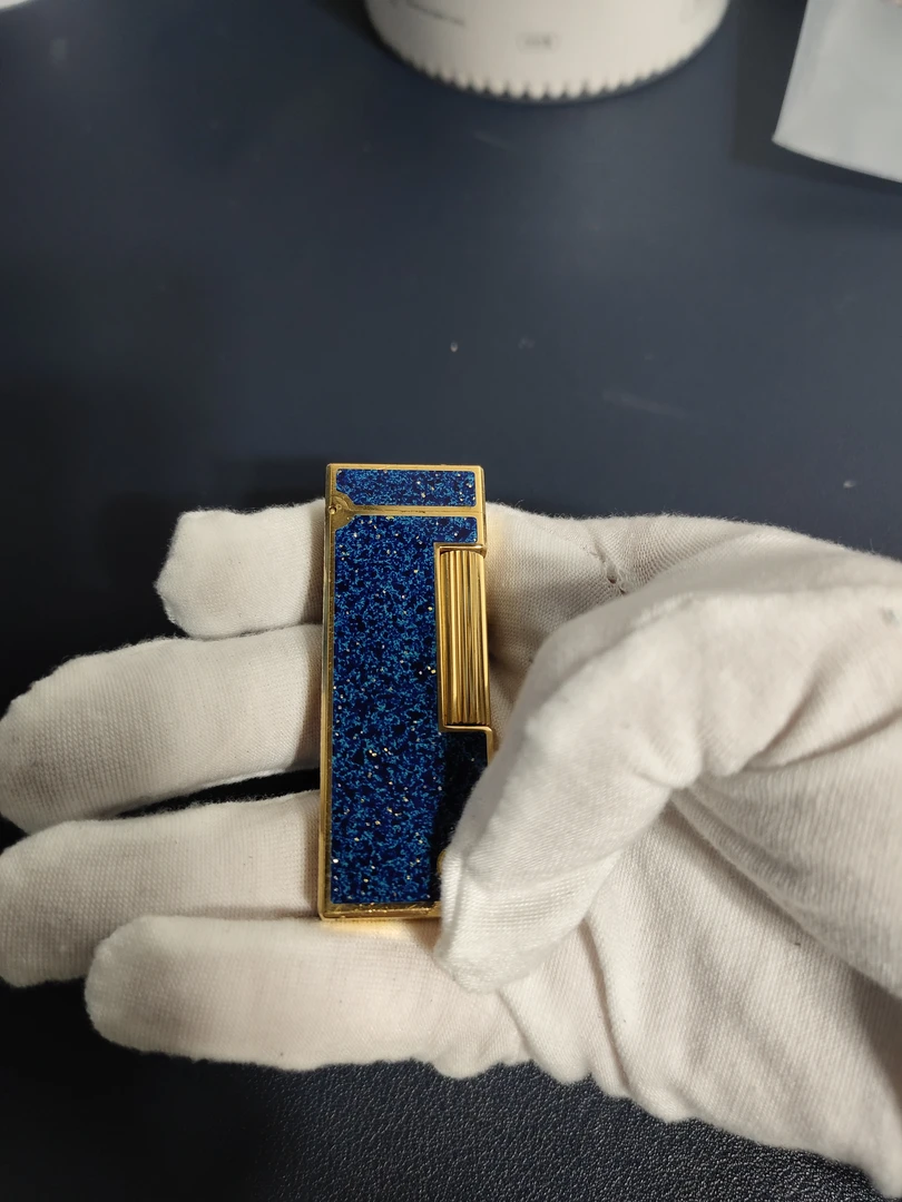 DXL打火机蓝沙金斜火1008403