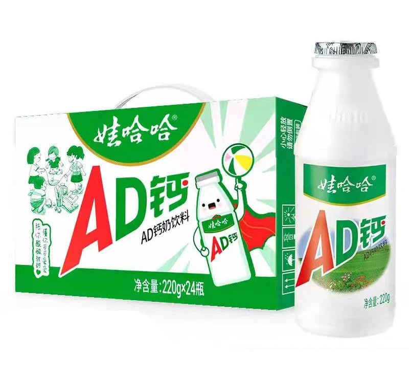 娃哈哈AD钙奶220ml *220ml*4瓶*6排