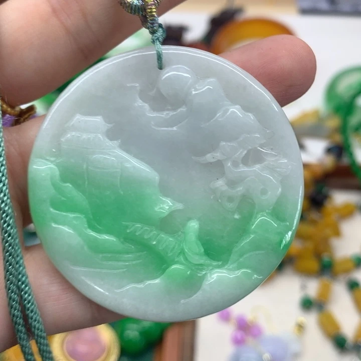 合金颈饰玛瑙/玉髓吊坠