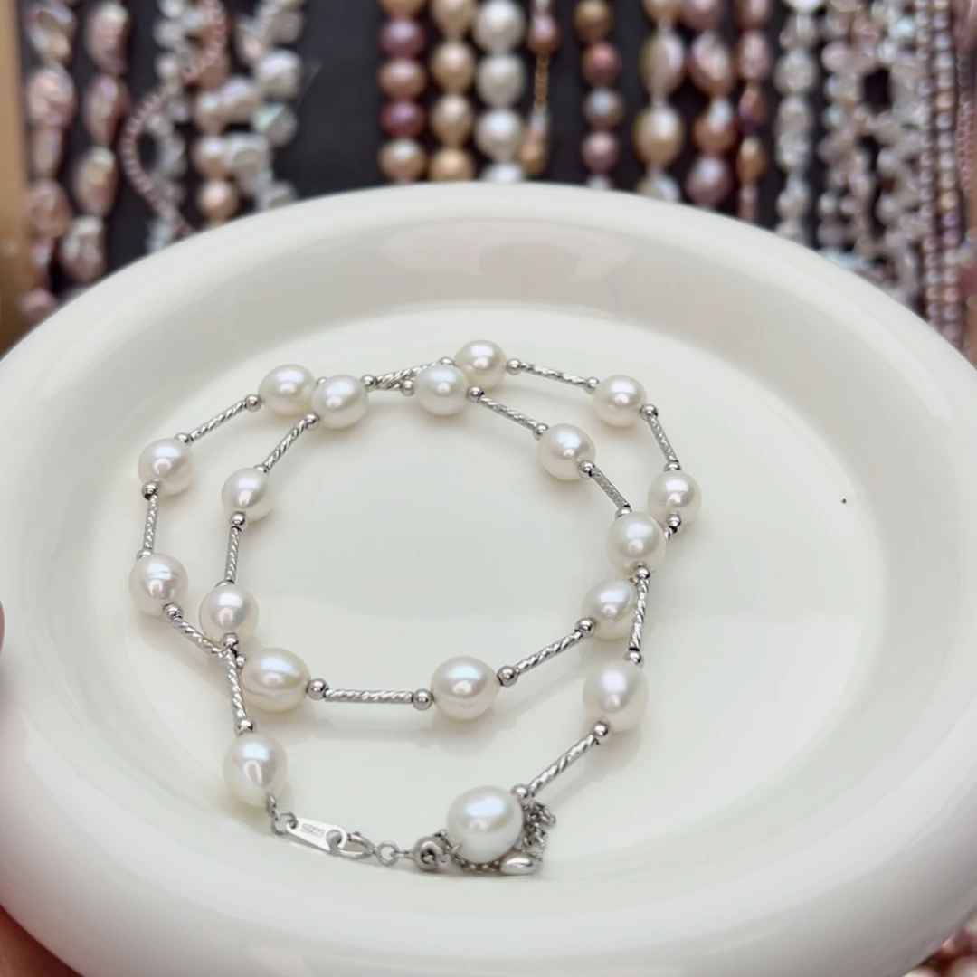 淡水珍珠颈饰未镶嵌孙*不退不换