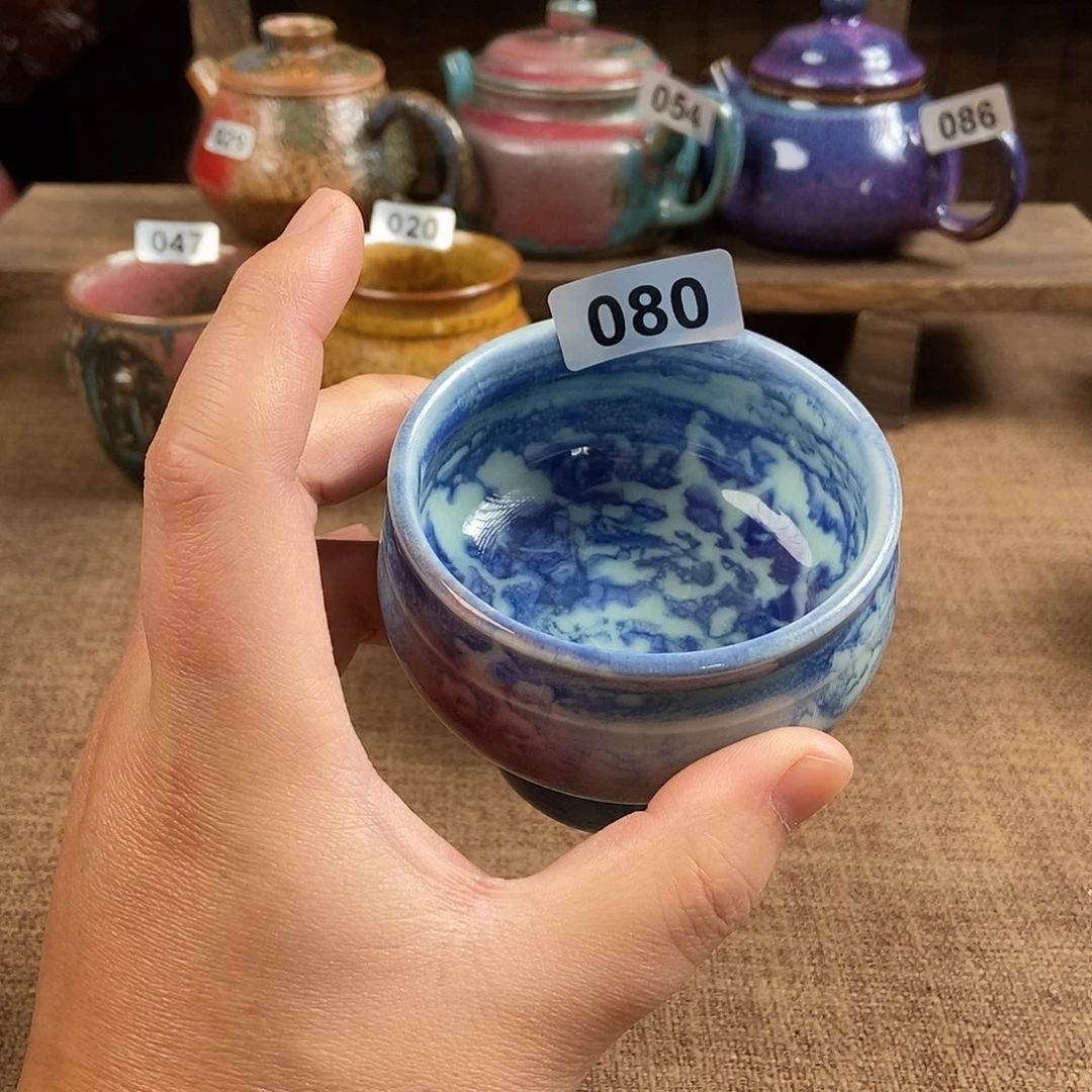 阿***德瓷片钧瓷茶壶茶具