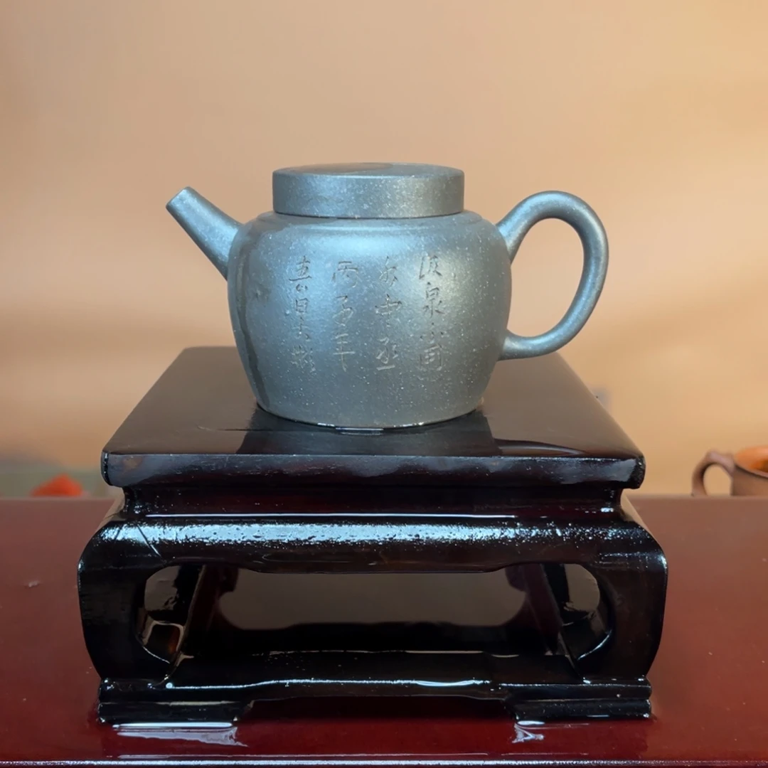 紫砂茶壶高端180cc紫泥高温汲泉壶