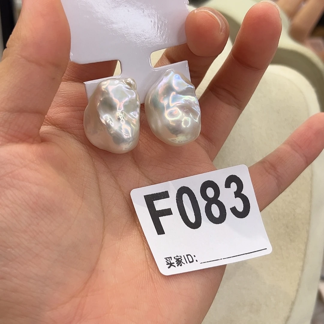 耳饰淡水珍珠银S925镶嵌