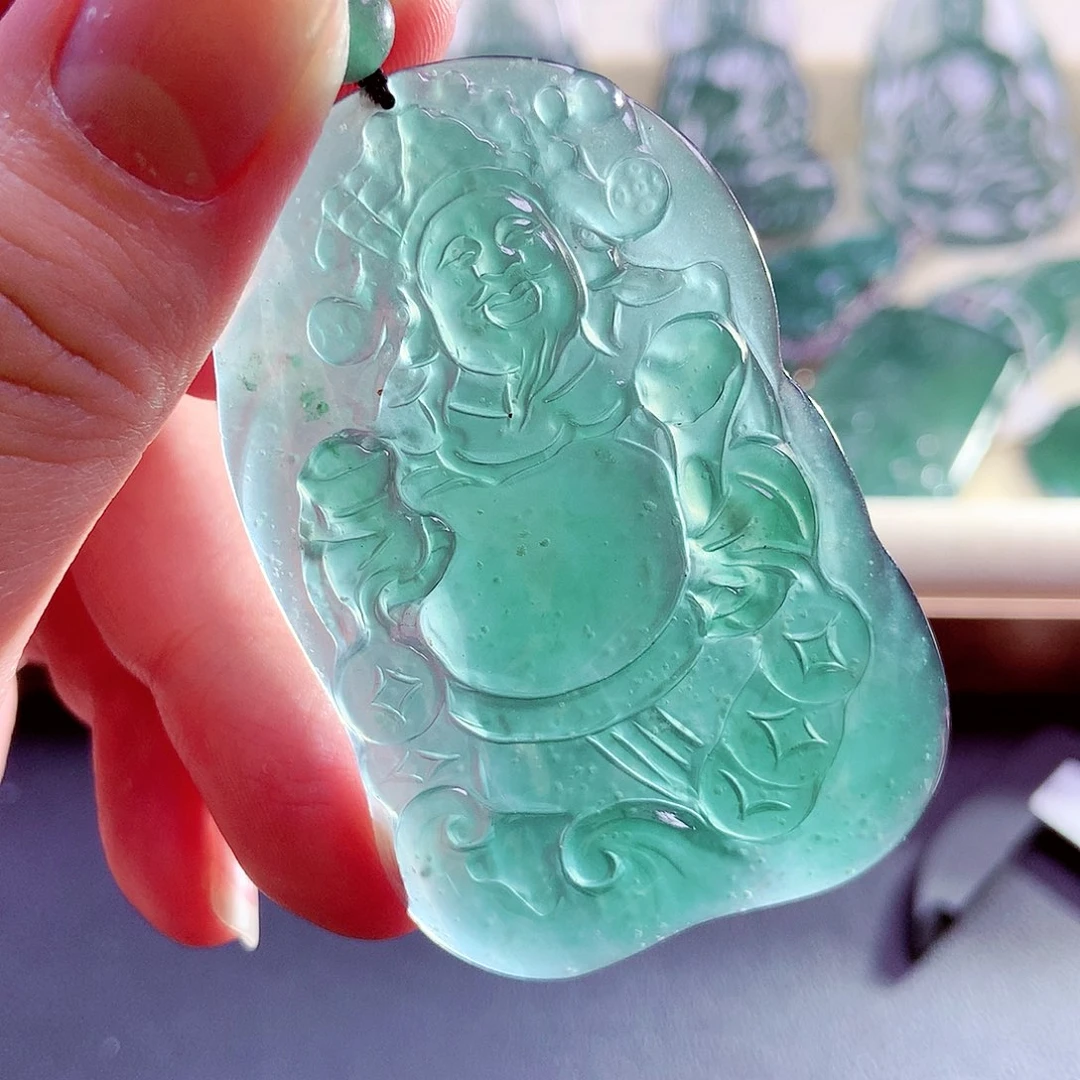 【闪购商品】翡翠未镶嵌颈饰天然