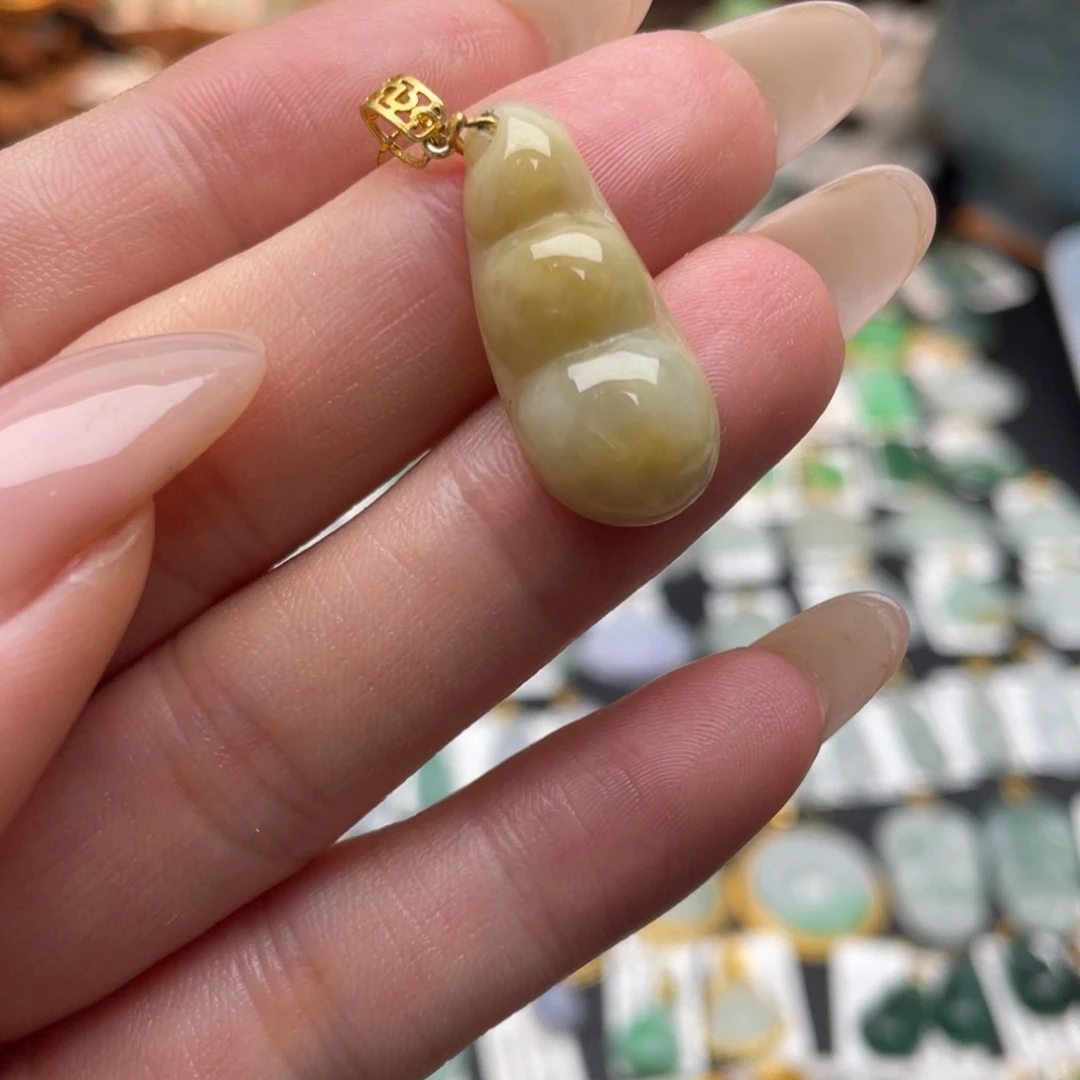 翡翠银S925镶嵌颈饰