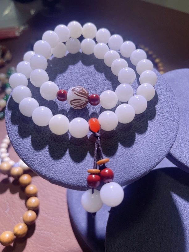 10mm白玉菩提 手串，菩提果