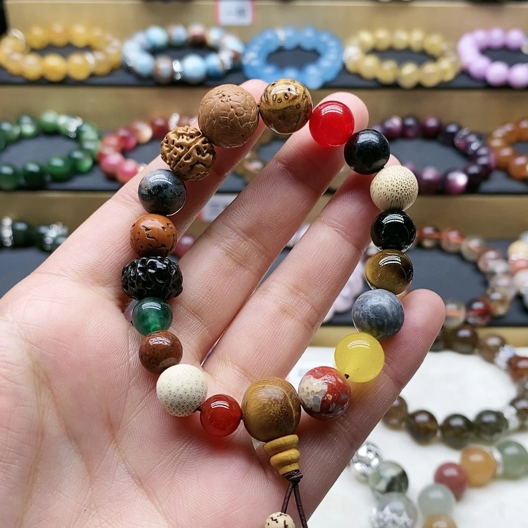 水晶手链未镶嵌十八籽