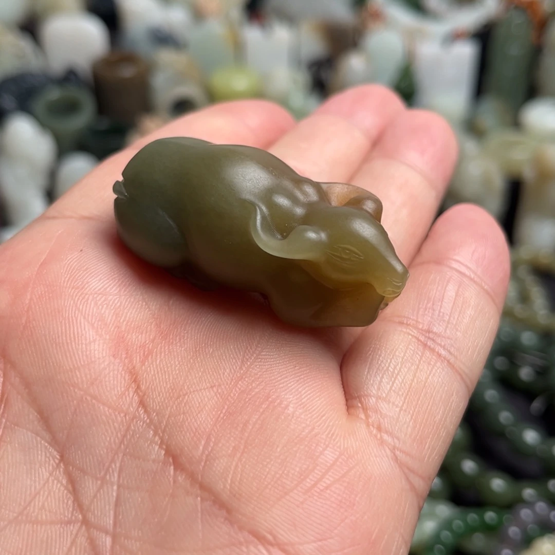 和田玉（青白玉）未镶嵌吊坠(不含链)