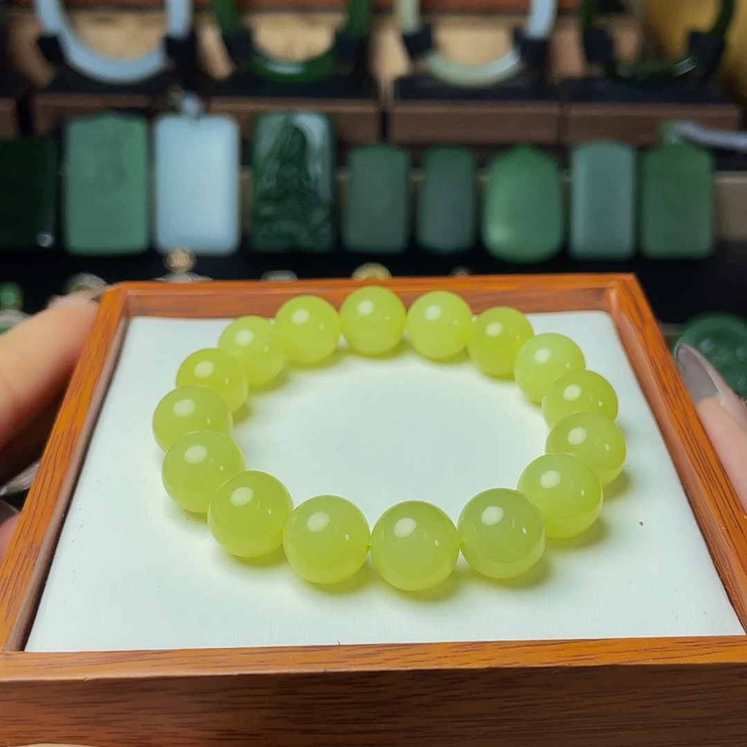 未镶嵌手串和田玉·黄口手串