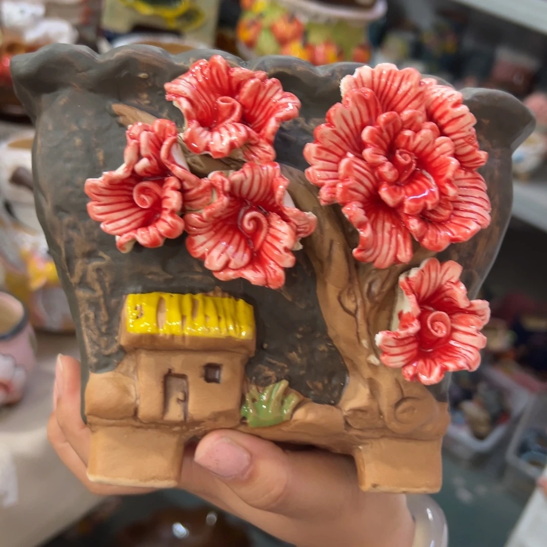 满20米秒退拉黑花盆