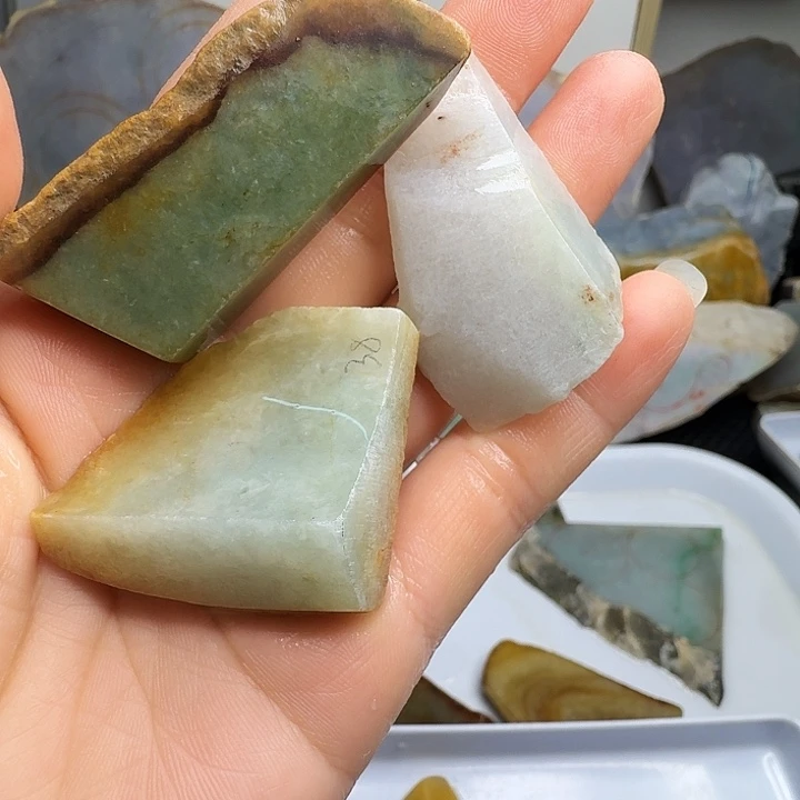 翡翠散珠缅甸翡翠77