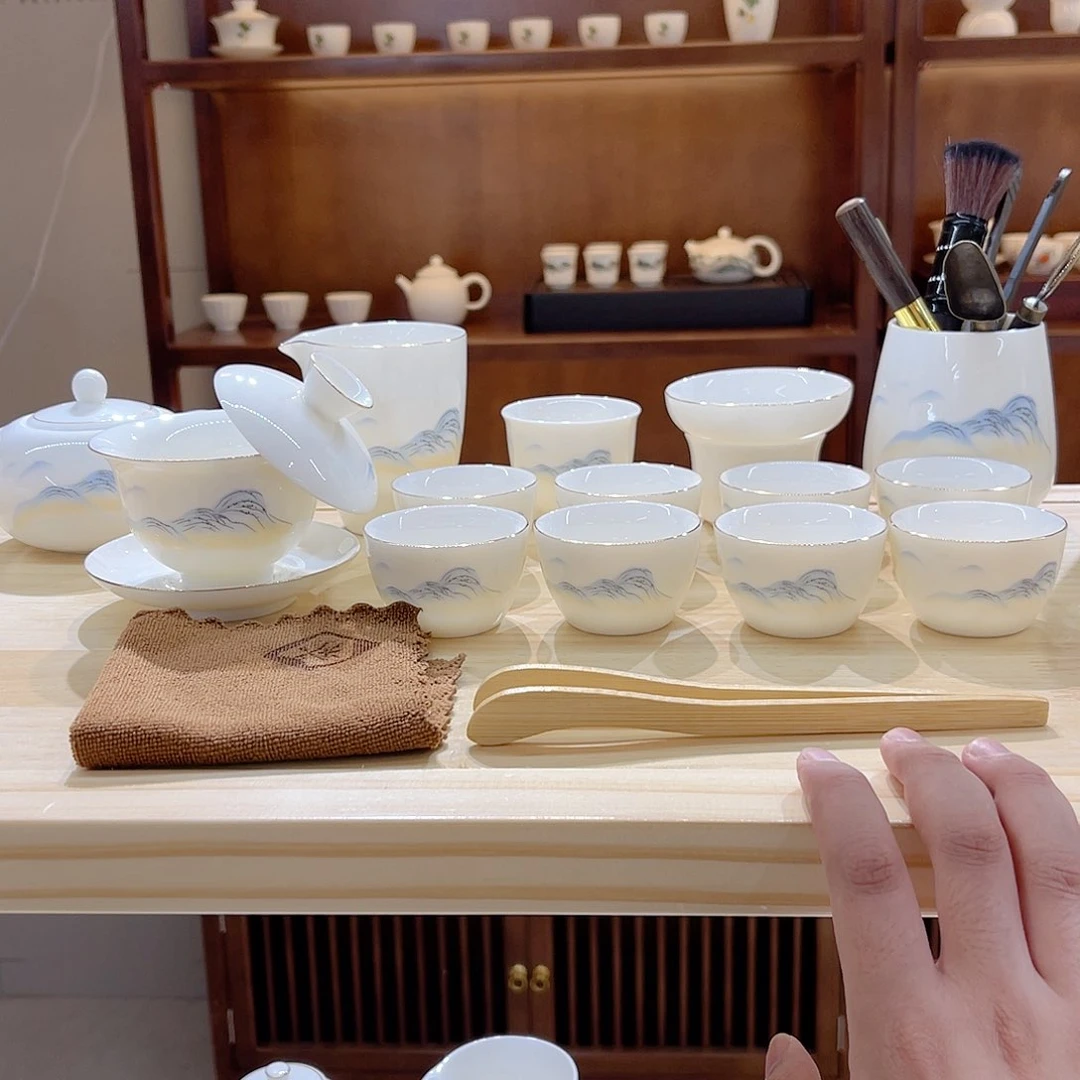 瓷片羊脂玉瓷羊脂玉瓷