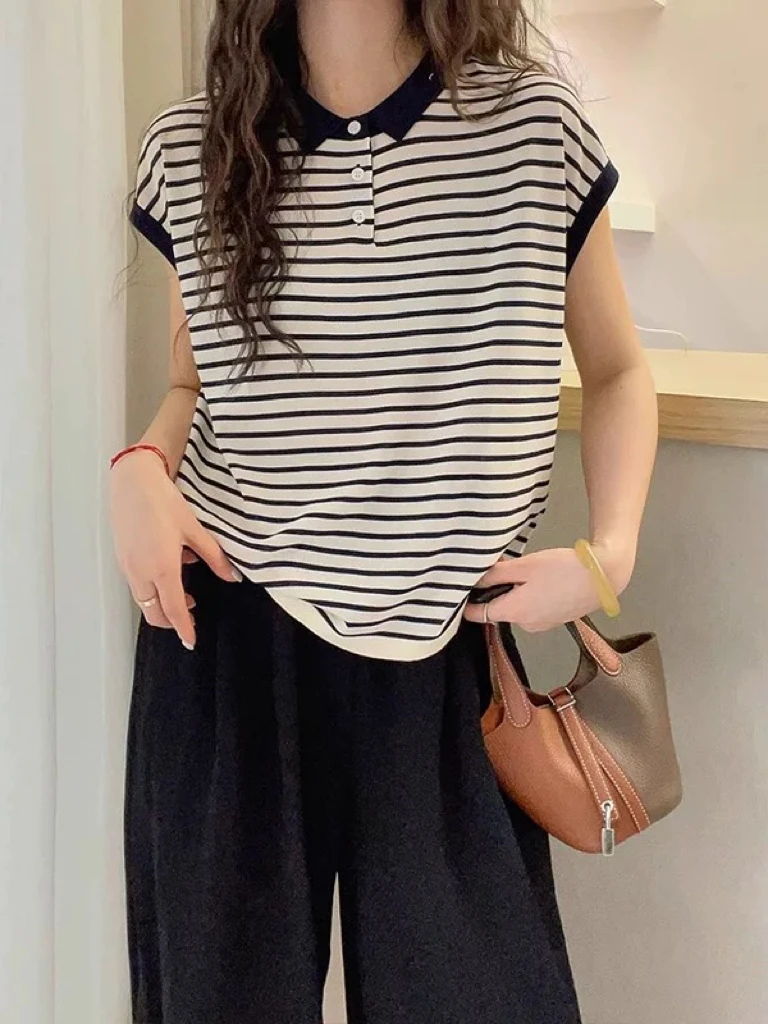 2025新款短袖冰丝aI简单大方休闲