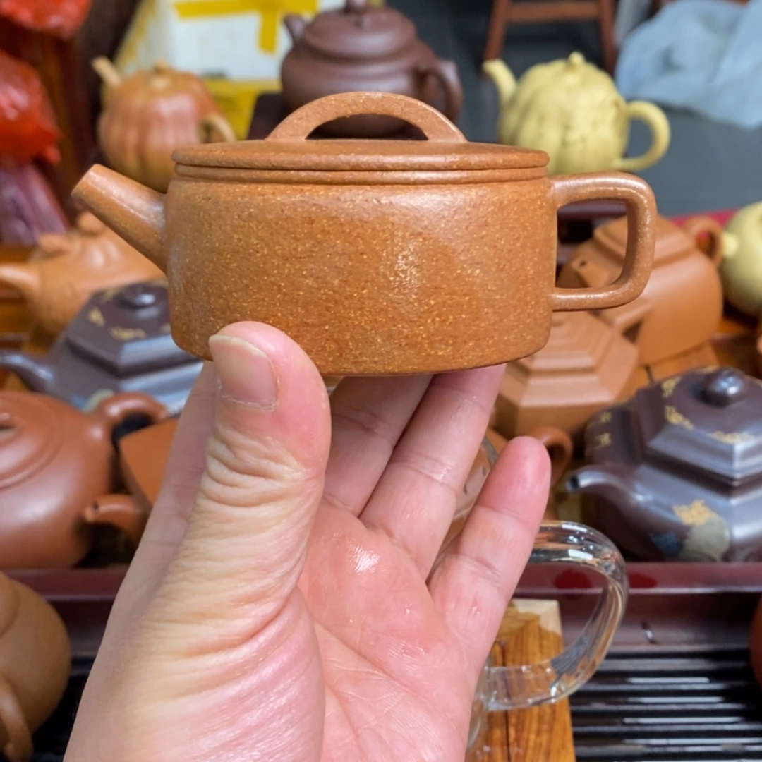 紫砂茶壶紫砂壶金降坡汉瓦