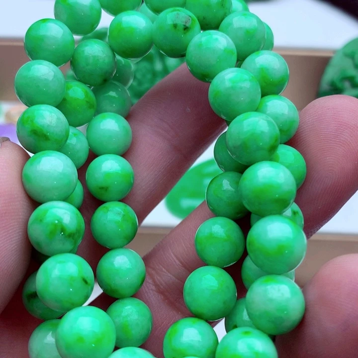 翡翠未镶嵌毛衣链