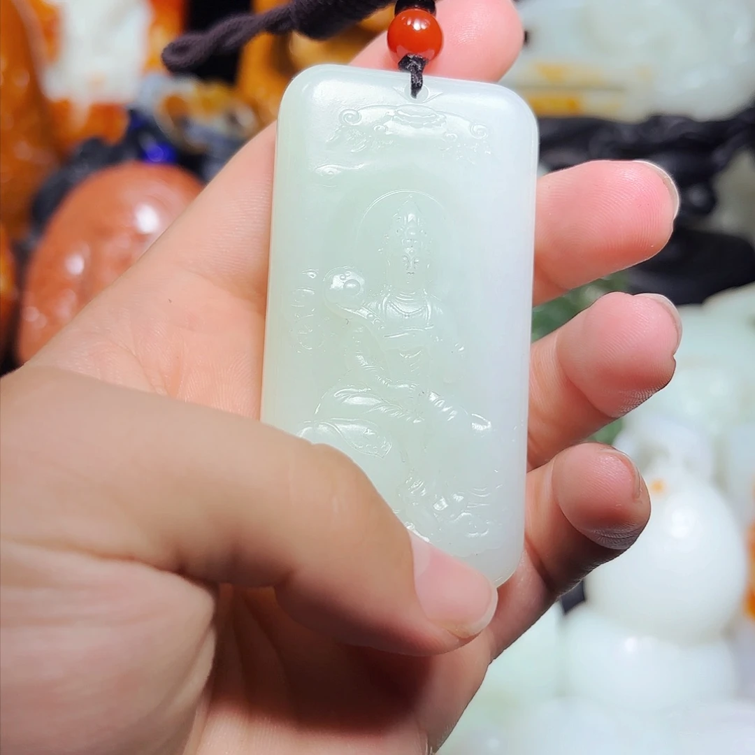 和田玉挂件未镶嵌.**孙