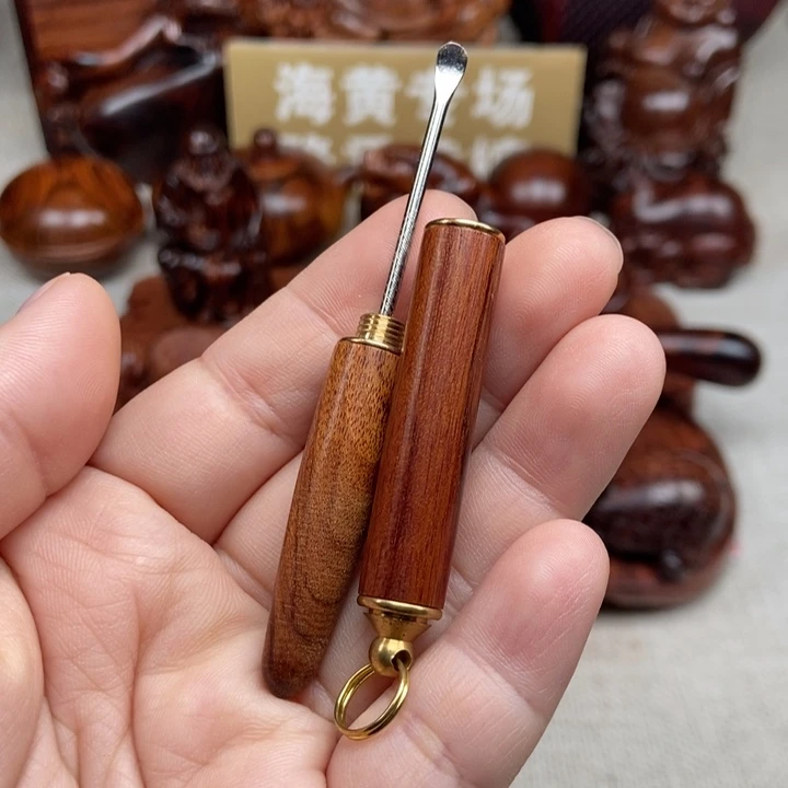 花梨木类端景台缅甸花梨挖耳勺