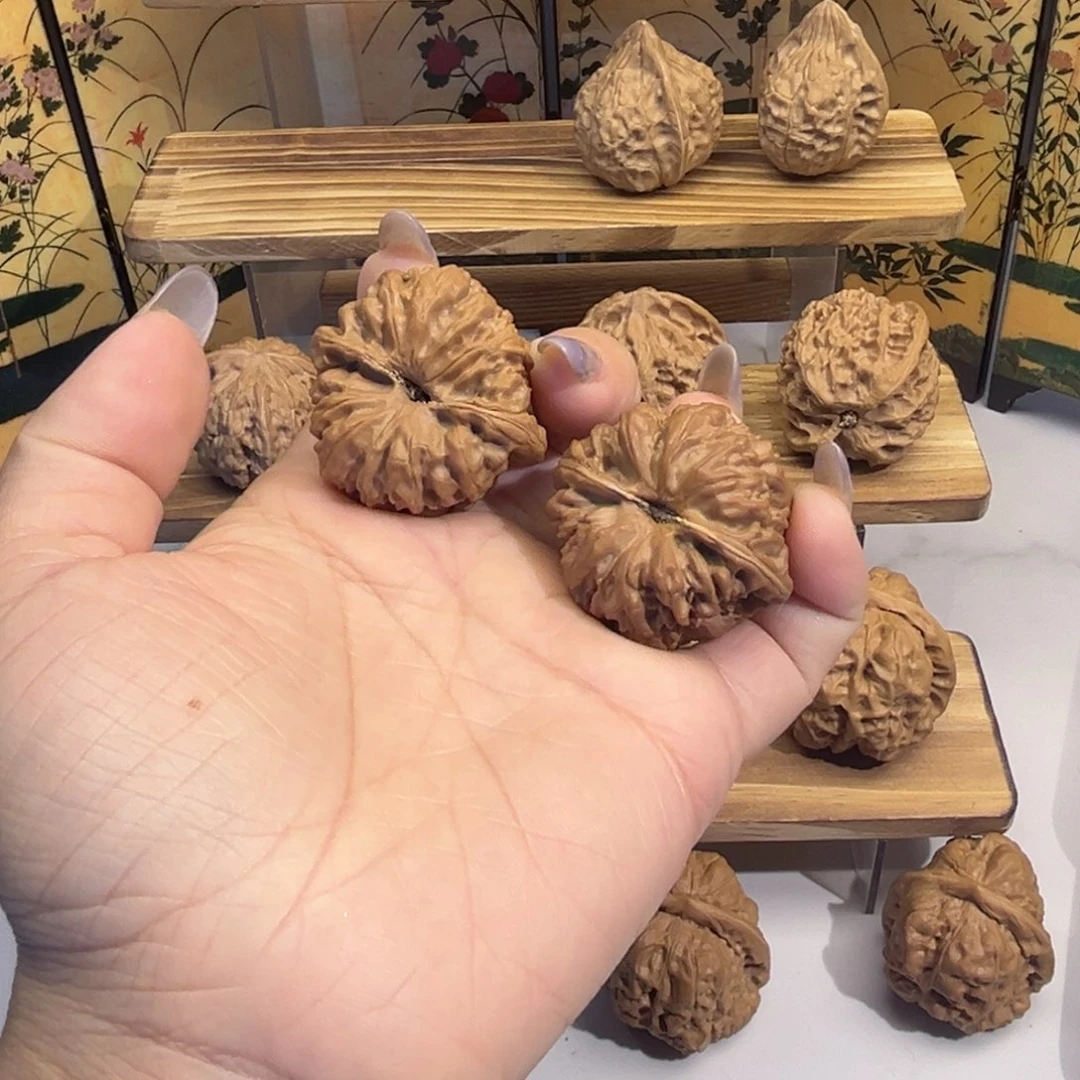 把件文玩核桃平谷凹底