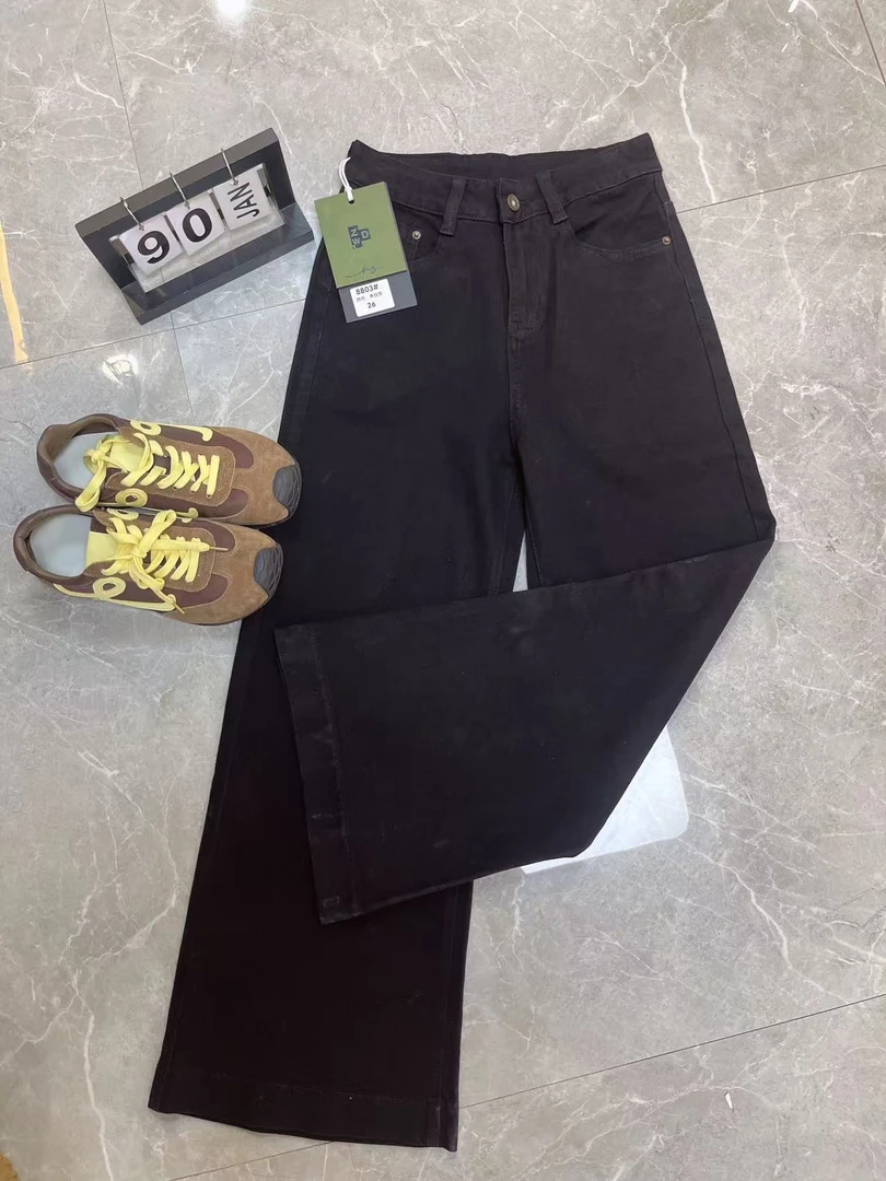 K429【麦子优选】牛仔阔腿裤8803