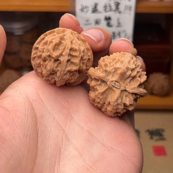 文玩核桃吊坠38圆球苹果园