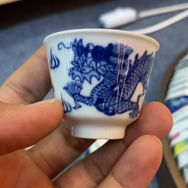 纯手绘精品盖碗杯