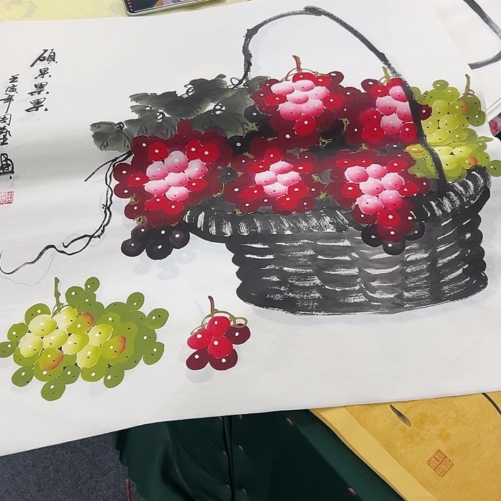 国画国画作品宣纸纯手绘
