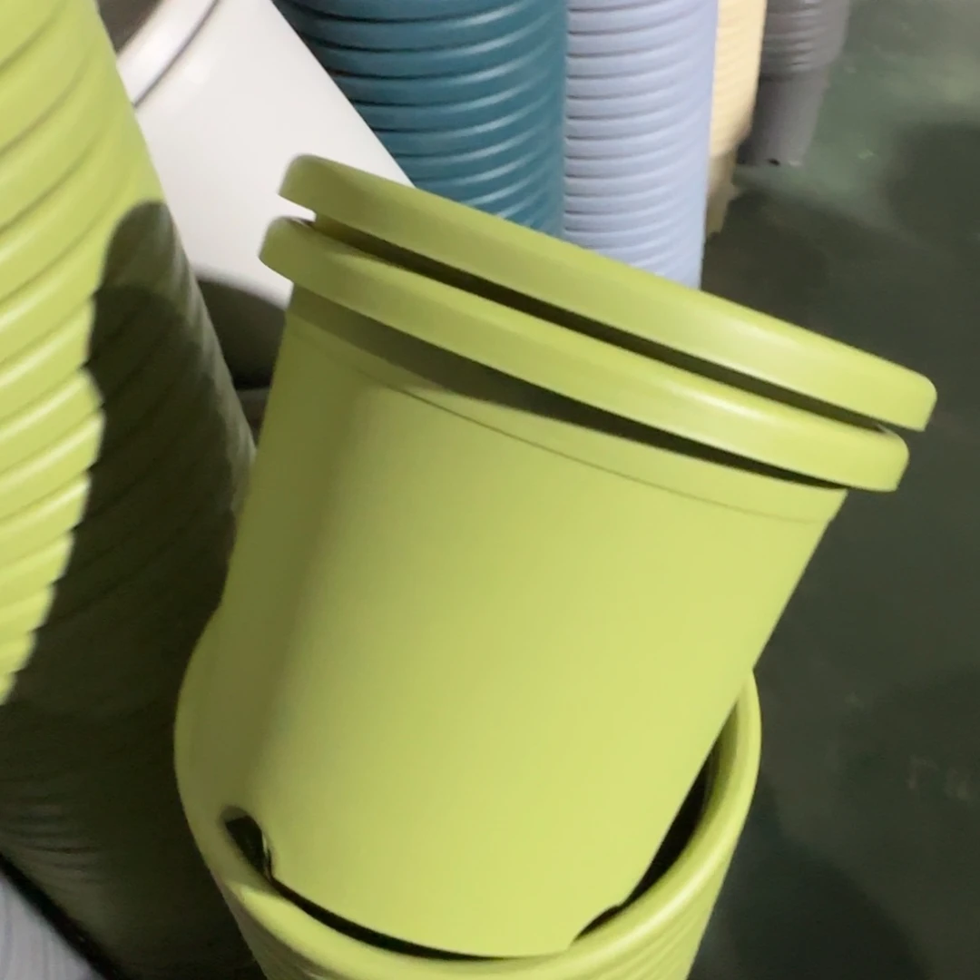 树脂四季盆5#无拖果绿微瑕8