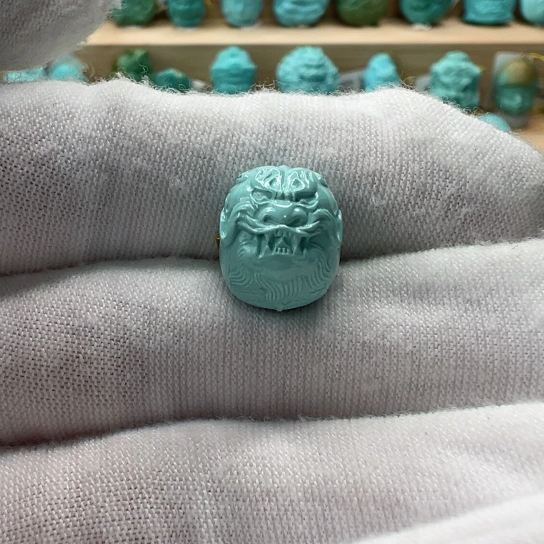 未镶嵌绿松石龙珠12mm