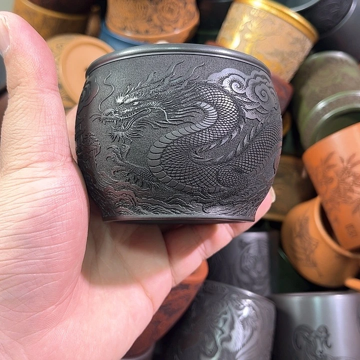 茶杯紫砂全手工紫砂主人杯