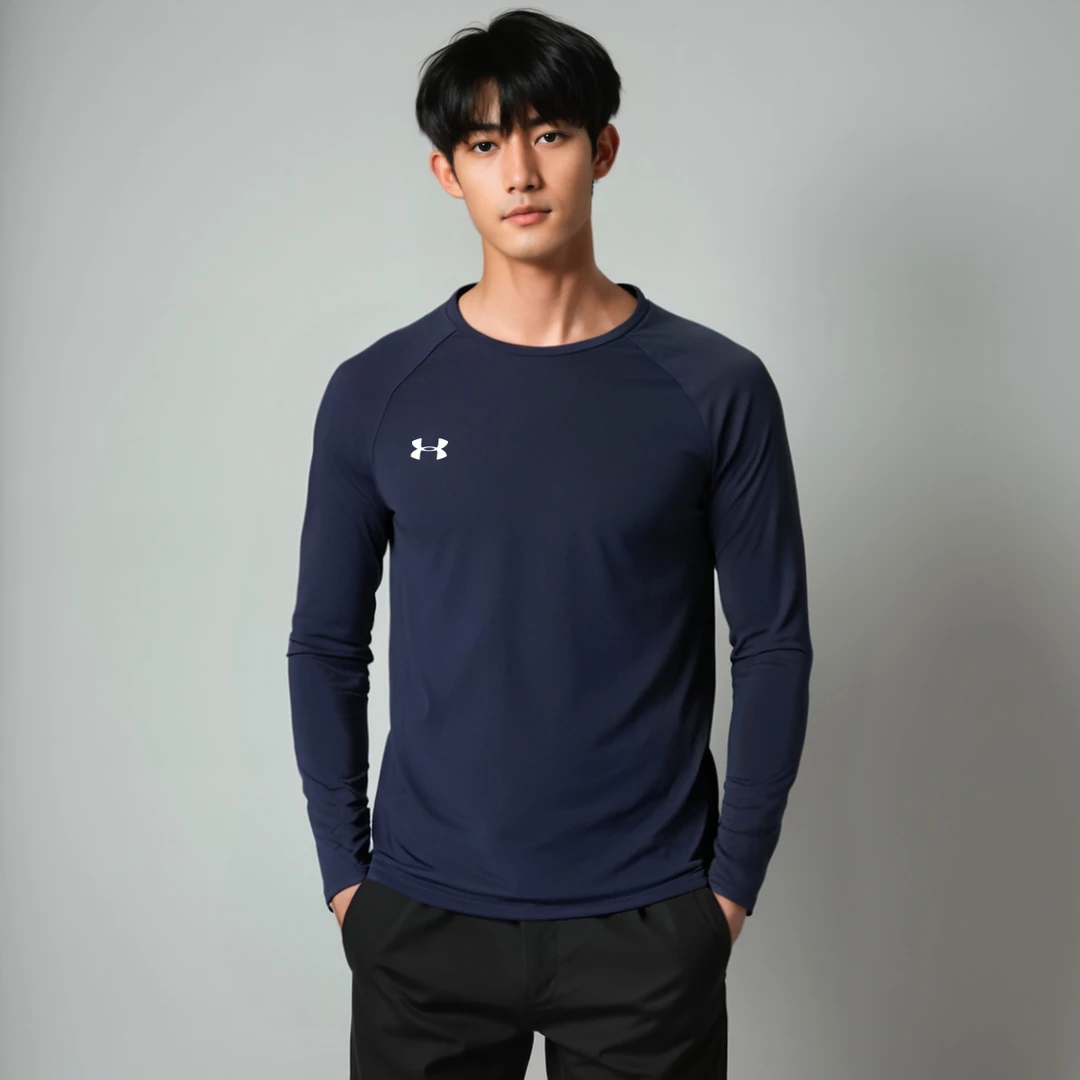 安德玛（Under Armour）男女新款跑步健身运动长袖T恤