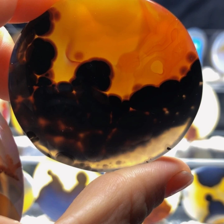 合金玛瑙/玉髓珠宝奇石113