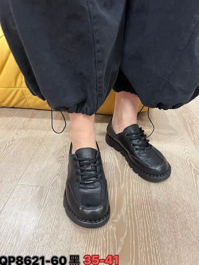 七喜鸟系带舒适乐福鞋8621-50