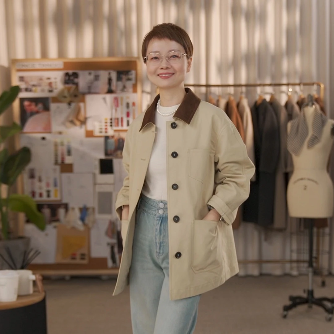 一支探戈丨小个子极简 MIU家热门单品巴恩风猎装风衣夹克2511003